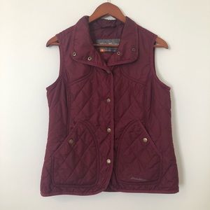 { eddie bauer } • quilted vest